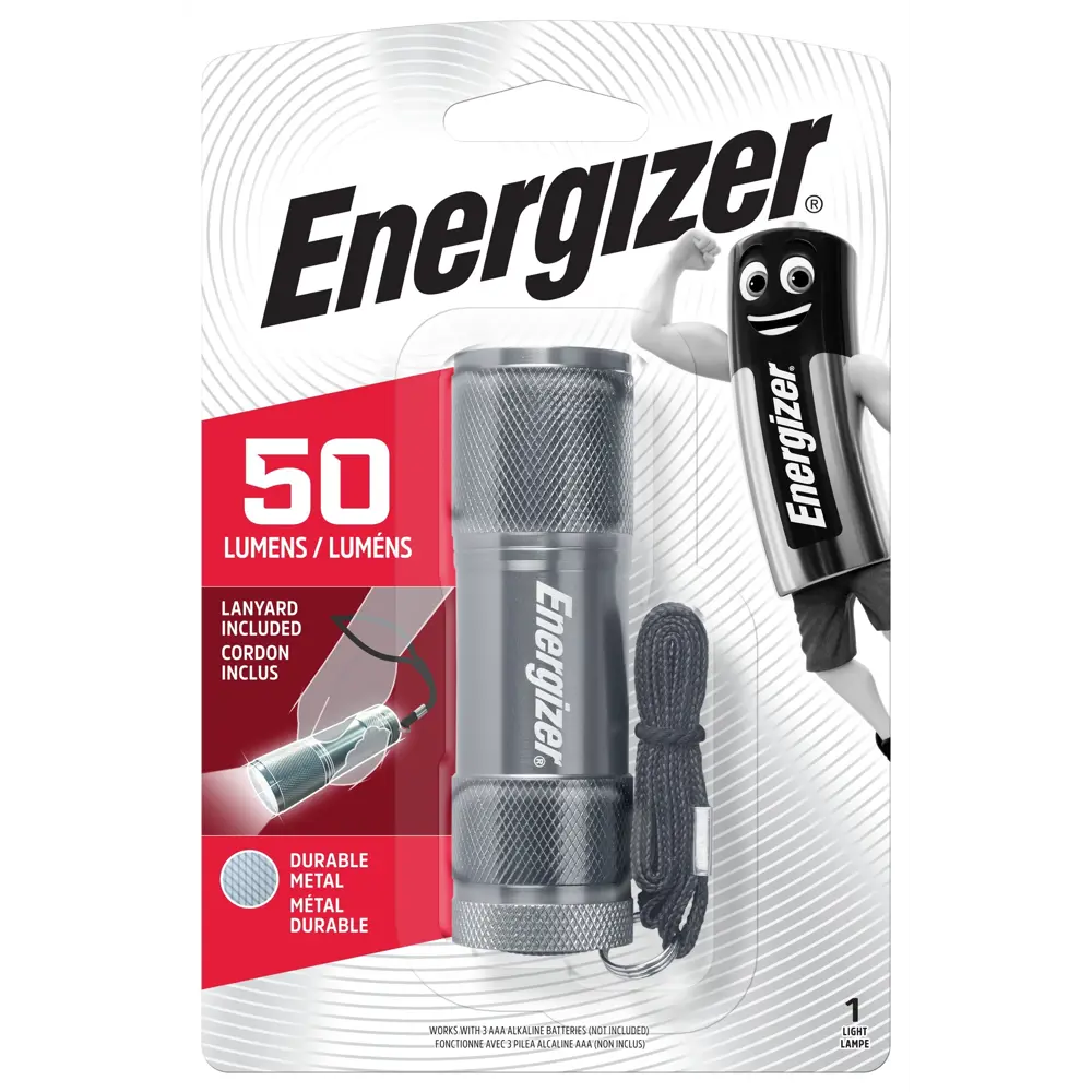 Фонарь LED Energizer Metal Light, элементы питания 3AAA STLM-2203271 - Вид №1