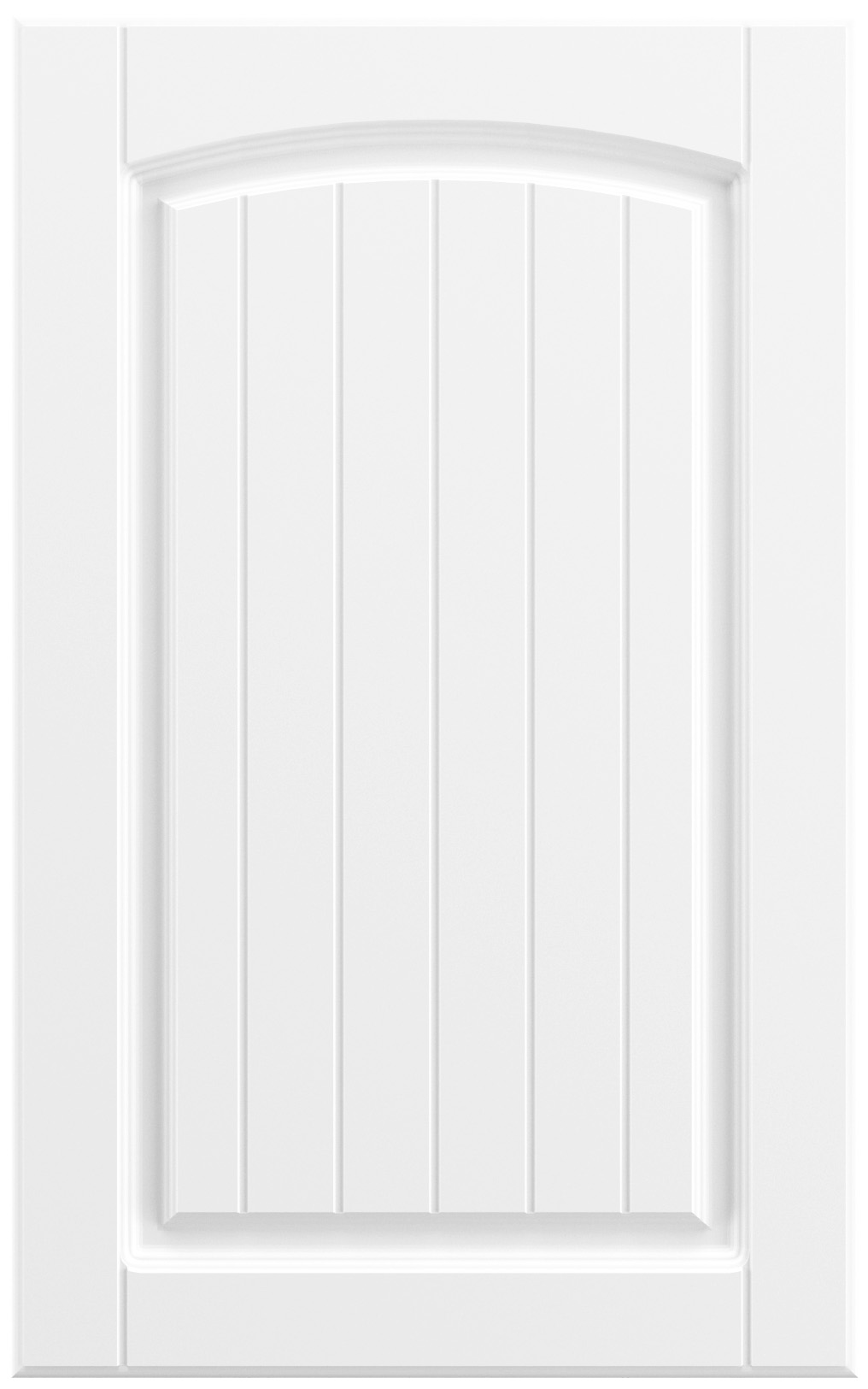 Фасады для кухни Кантри Фрезеровка «Арка сложная» Арктический глянцевый №500 SIDAK SIST2598-48