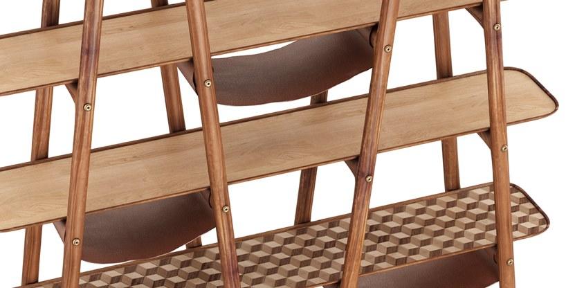 Wood Tailors Club Самонесущая открытая полка из ореха sun-id-1396887 - Вид №4