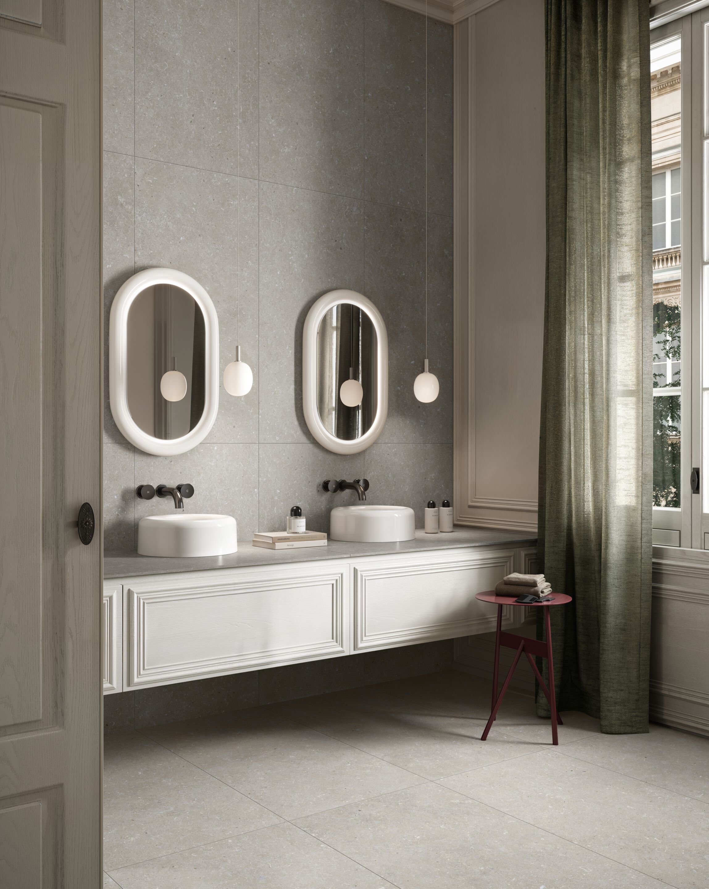 Пол / облицовка керамогранита с эффектом камня VitrA Bathrooms STONEART ARCH-00061991 - Вид №1