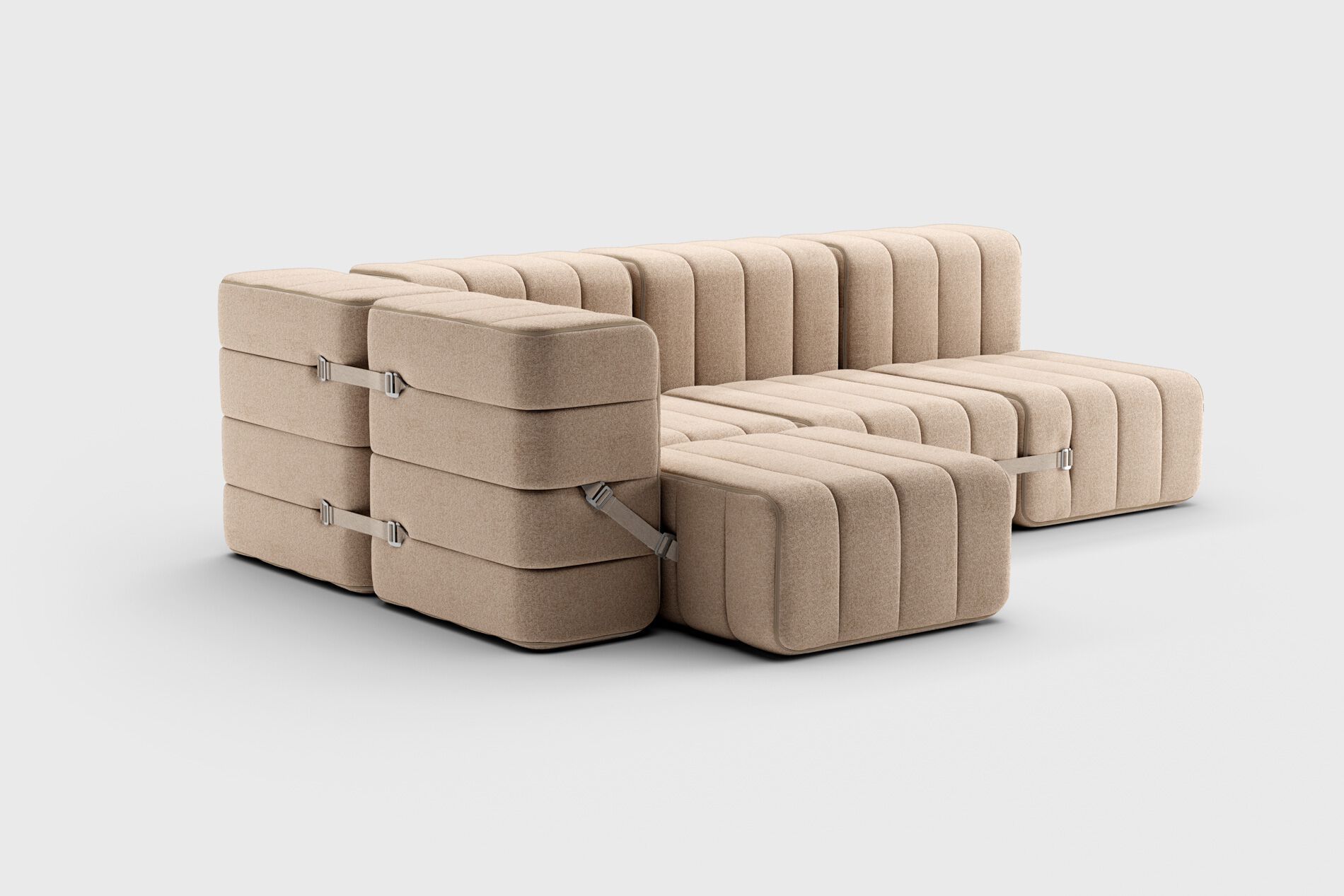 Модульный угловой диван из ткани AMBIVALENZ Curt ARCH-00061719 - Вид №62