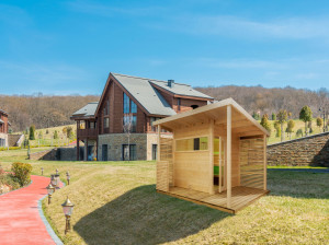 Пихта открытый сауна