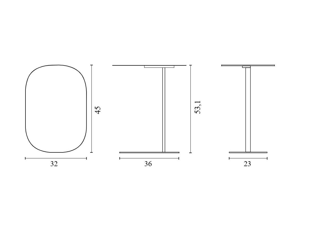 Металлический журнальный столик Noah Living торий ARCH-00072403 - Вид №26