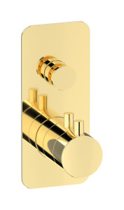 EMT610II Термостатический настенный клапан для душевого смесителя с двухходовым дивертером. IB Milanotorino
