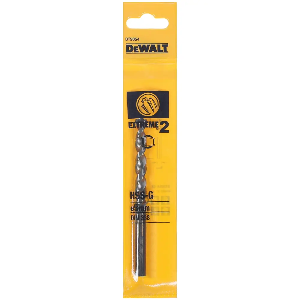 Сверло по металлу HSS-G 9х125 мм DeWalt Extreme 2 DT5054 STLM-2163293 - Вид №2