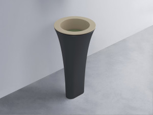 AMLA45-AV+AMPILT-AG+AMCOLT-BA Раковина Amedeo Tondo отдельностоящая cielo Enjoy + Amedeo