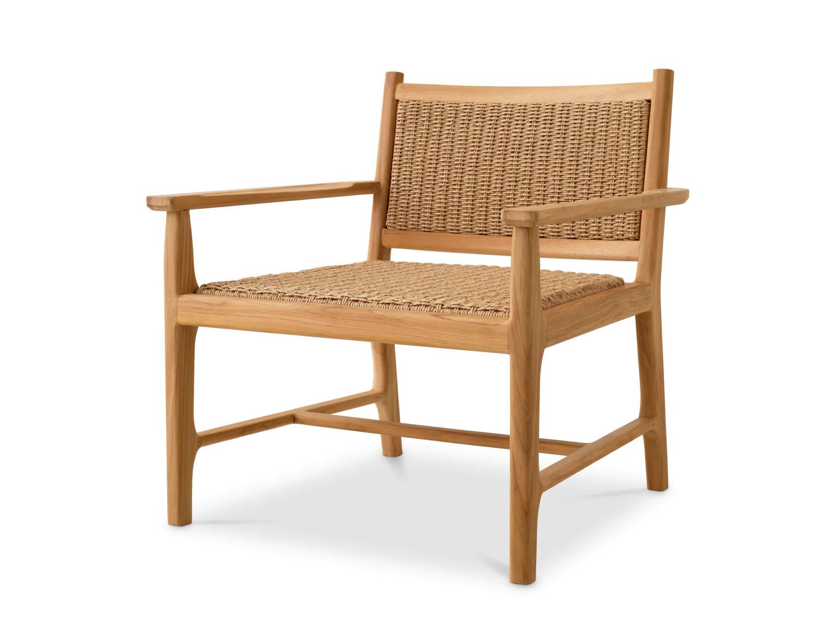 Садовое кресло из тикового дерева с подлокотниками Eichholtz Pivetti ARCH-00027670