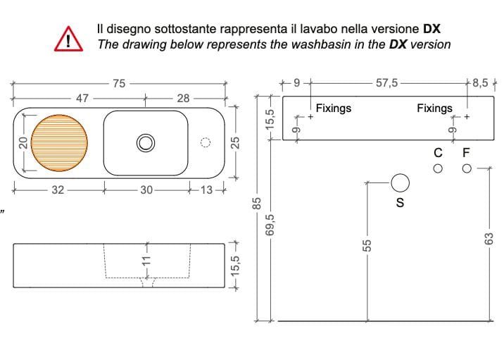 Керамическая прямоугольная столешница Nic Mini Living ARCH-00146164 - Вид №8