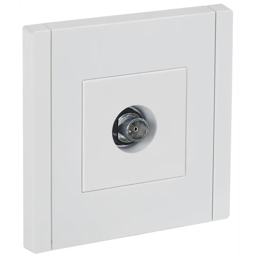 Розетка телевизионная встраиваемая IEK Forte&Piano белая 89436000 STLM-1567882