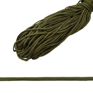 90542722 Шнур плетеный бытовой веревка хозяйственная цвет хаки 8мм х 100м STLM-0273251 АЙРИС