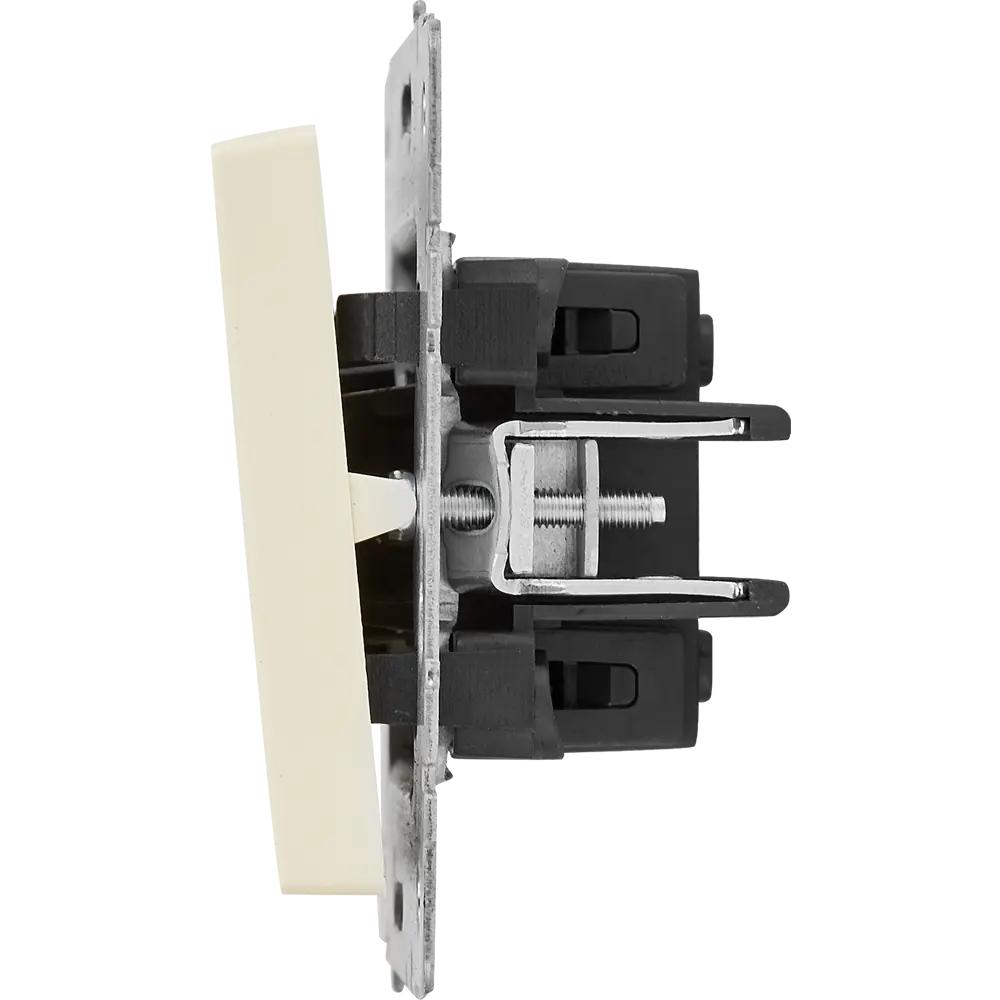 Проходной выключатель IEK Brite 2-клавишный бежевый для интеллектуального освещения 87761688 STLM-1116367 - Вид №3