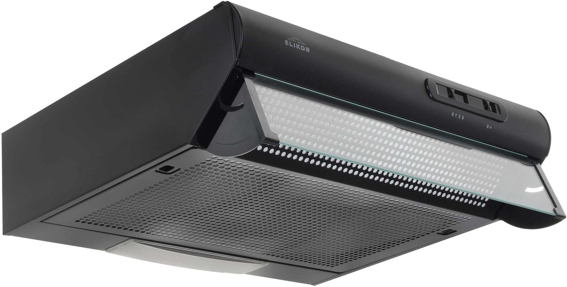 1080475 Вытяжка подвесная ELIKOR Davoline 60П-290-П3Л черный/прозрачный STDN-0002792