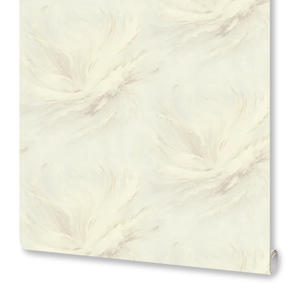 Флизелиновые обои Euro Decor Flora белые с цветочным рисунком 1.06 м 89437897 STLM-1581842