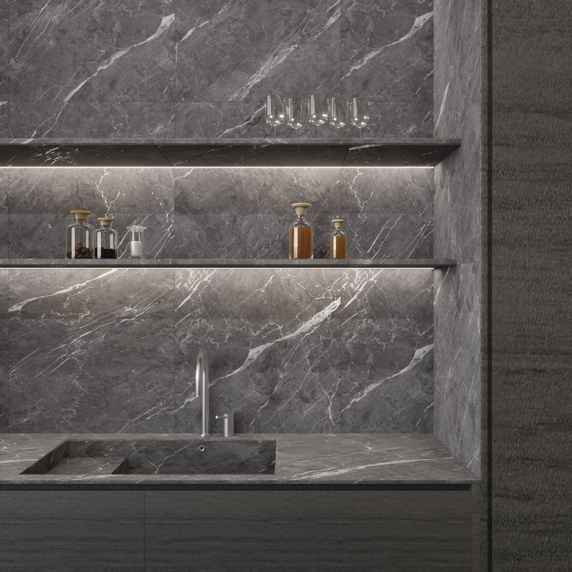 Керамогранит ESPERIA GRIGIO 60х60 Arcadia Ceramica CR6001-A 