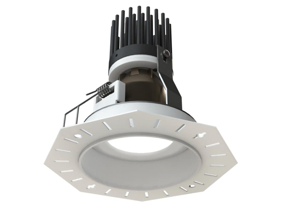 Алюминиевый круглый светодиодный светильник Lightenjin ELEMENTARE TRIMLESS 90 ARCH-00095559