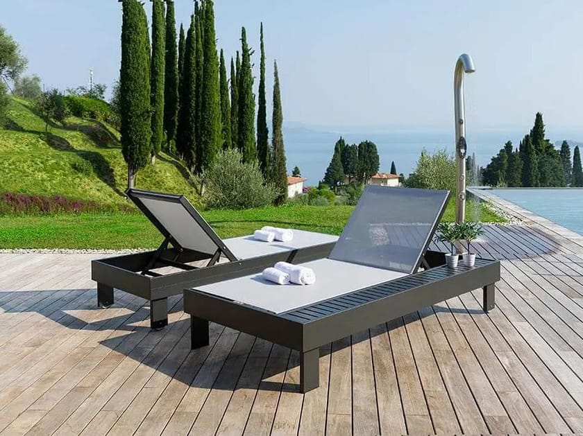 Алюминиевая Садовая кровать с подставкой для хранения Crema Outdoor POLLUCE ARCH-00100207