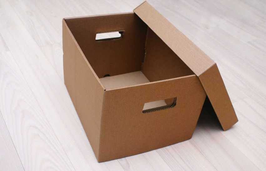 Как сделать коробку из картона