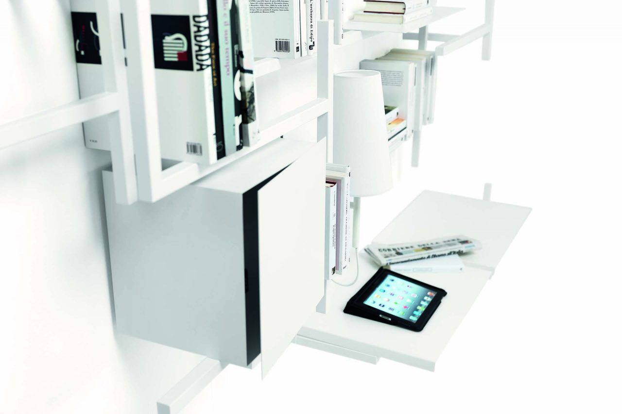 Железный секционный настенный книжный шкаф Mogg ANTOLOGIA ARCH-00068868 - Вид №8