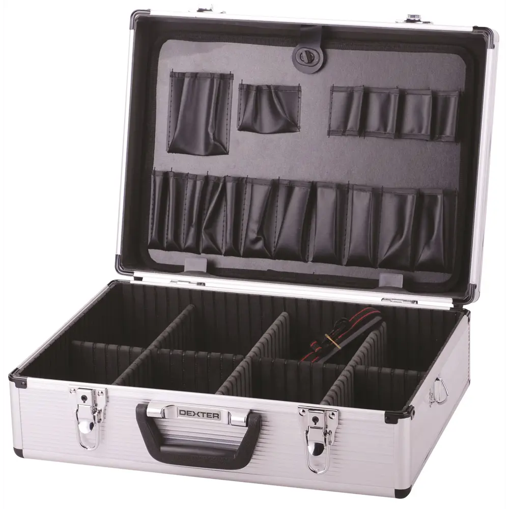 Ящик для инструмента Dexter LD-FS001 455x330x152 мм, алюминий/двп, цвет серебро STLM-2021079 - Вид №4