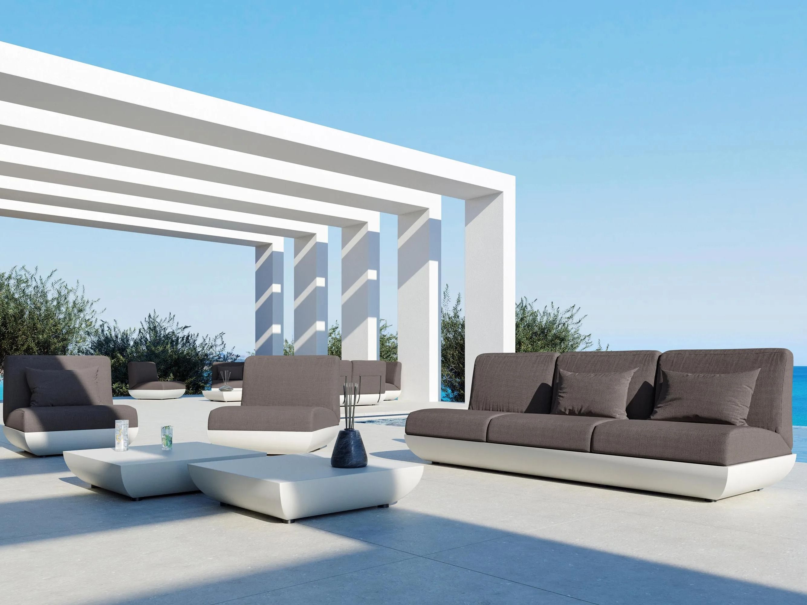 Квадратный стол из стекловолокна GANSK Виктория ARCH-00047119 - Вид №3