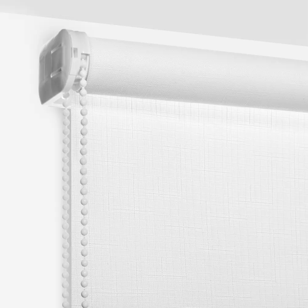 Штора рулонная Inspire Шантунг 140x175 см белая STLM-2072566 - Вид №2