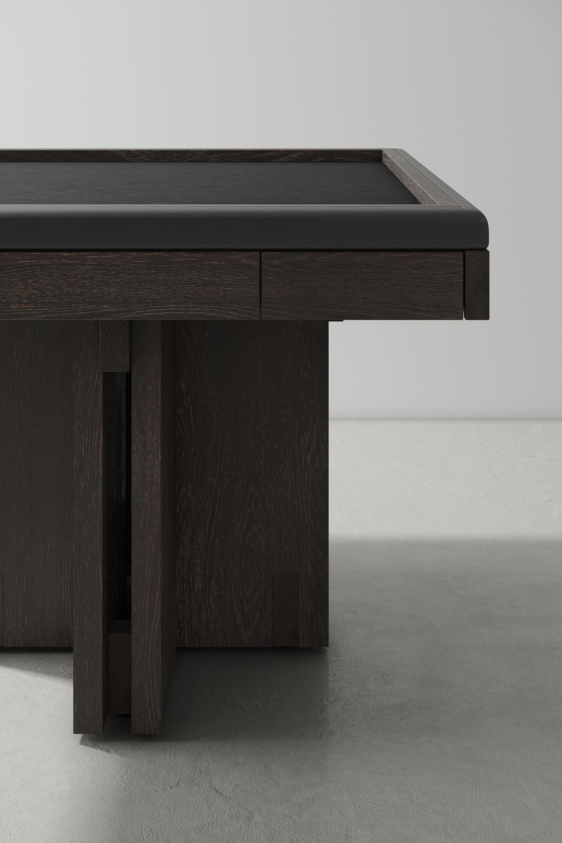 Дубовый квадратный стол для маджонга District Eight Dinh ARCH-00110617 - Вид №3