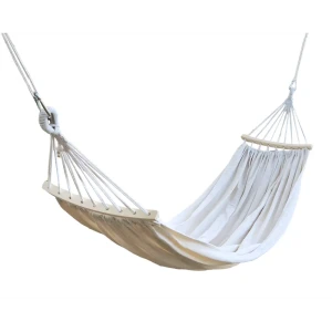 Гамак без каркаса хлопок 200x100 см бежевый