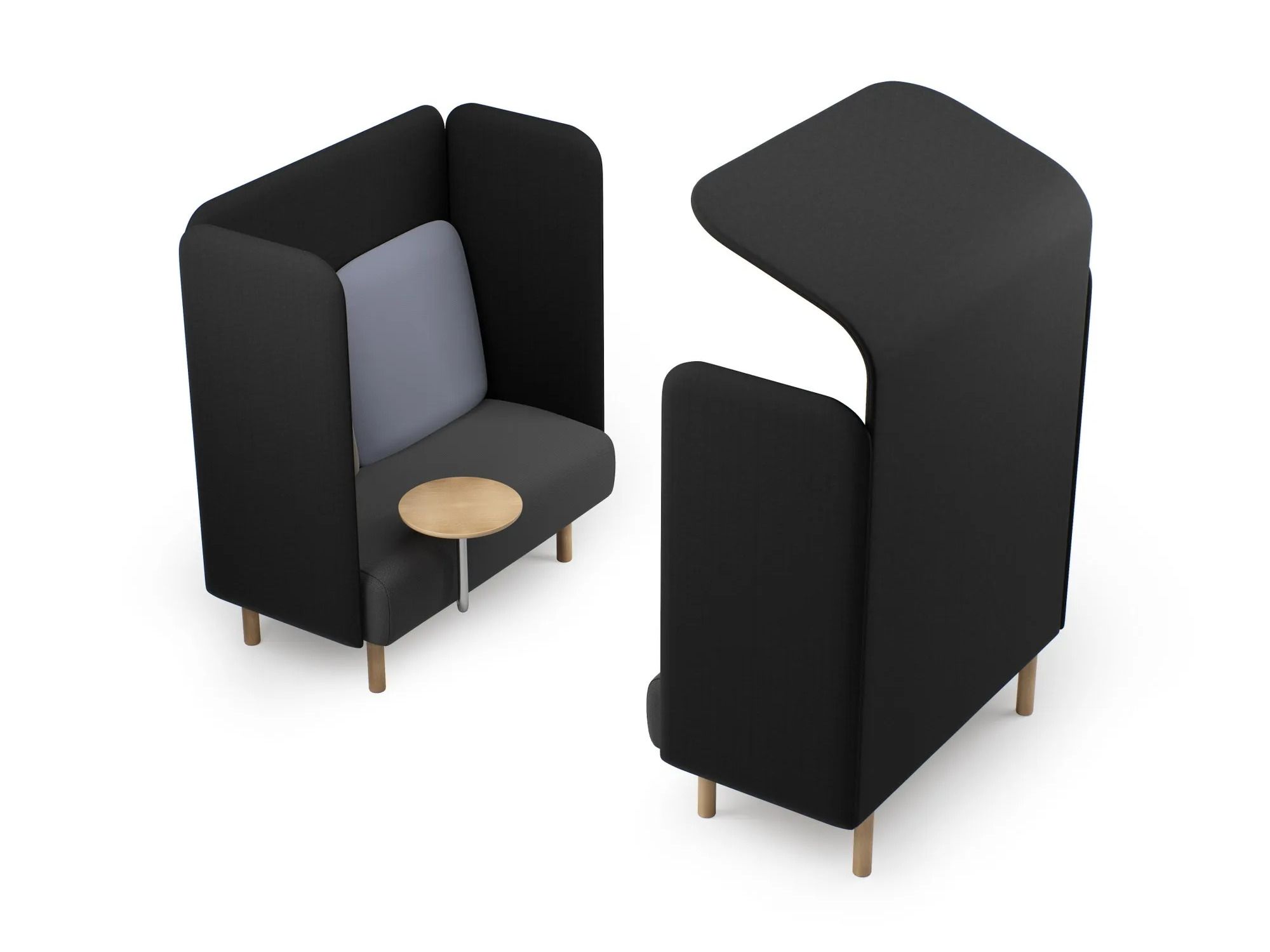 3-местный тканевый диван с высокой спинкой Intuit by Softrend август ARCH-00119334 - Вид №8