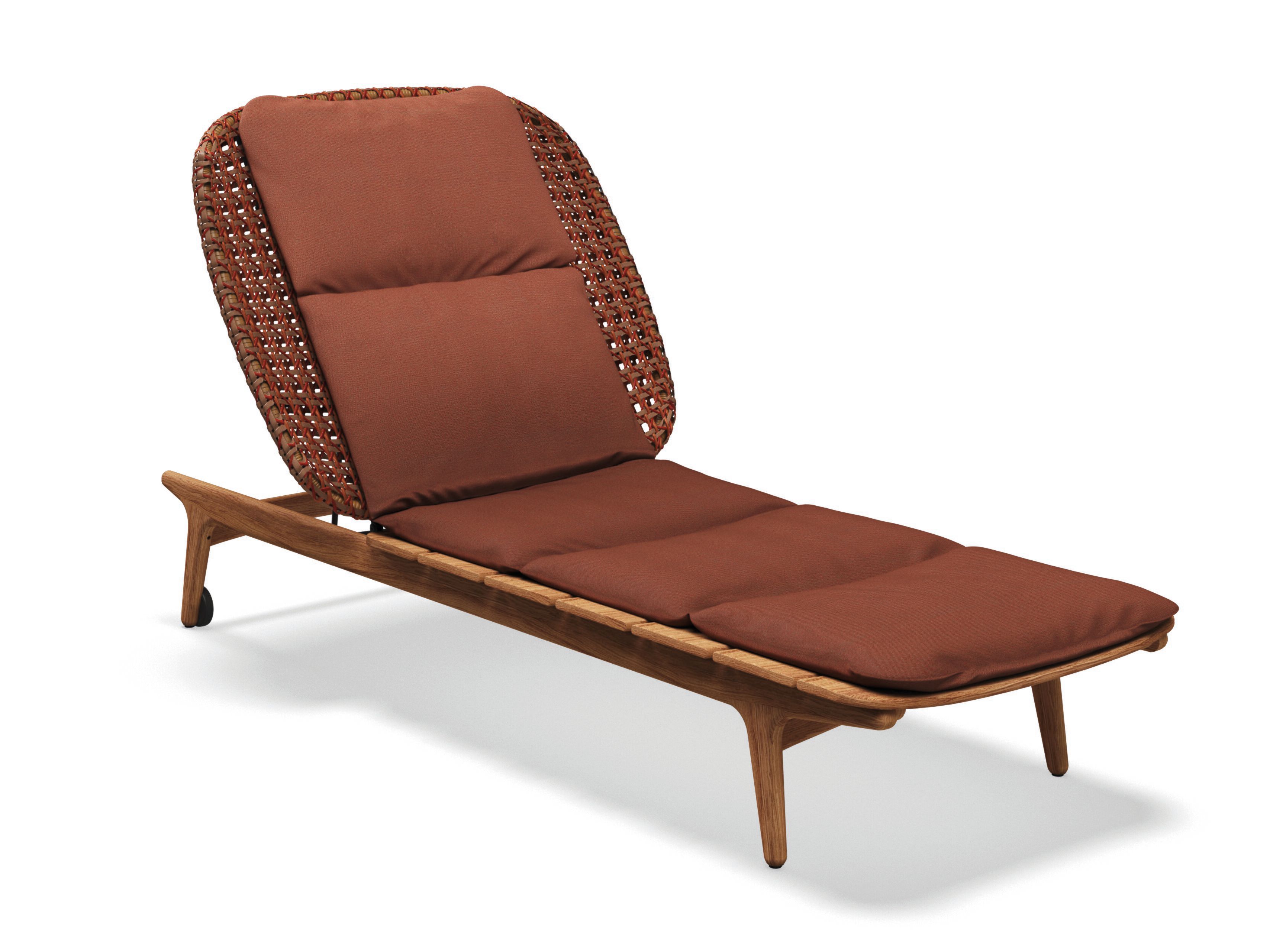 Тканевая откидная Садовая кровать с колесами Gloster ARCH-00035637 - Вид №1