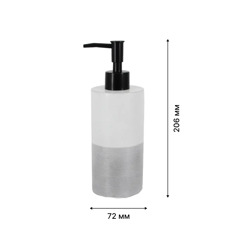 Дозатор для жидкого мыла LEMER Kobern - элегантный серый аксессуар для ванной 89385019 STLM-1424526 - Вид №1