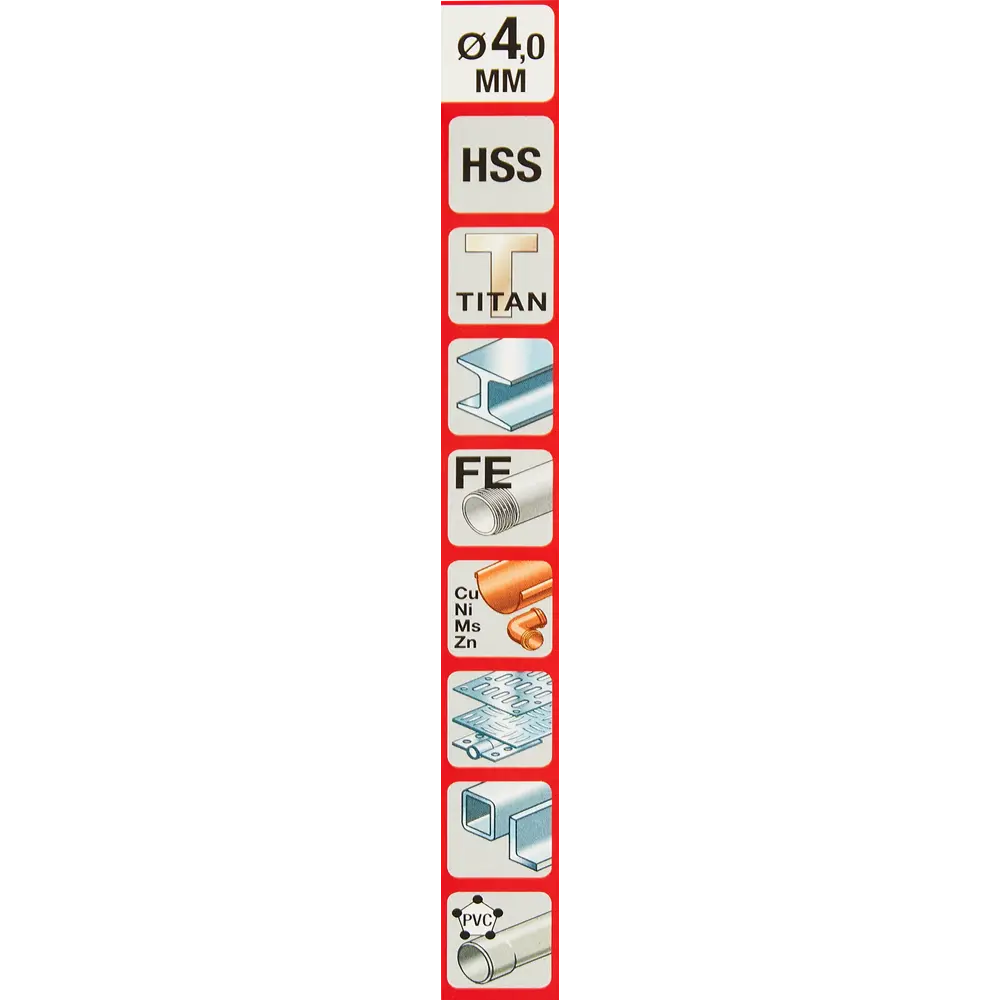 Сверло спиральное по металлу HSS KWB 238-640 4x75 мм STLM-2183595 - Вид №4