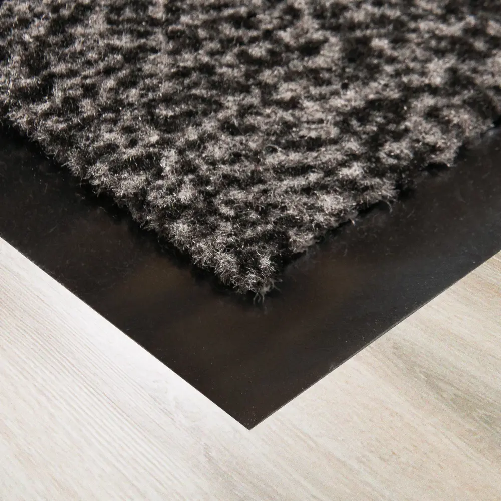 Коврик Fiesta, 45x75 см, полипропилен/резина, цвет серый/чёрный INSPIRE STLM-2060295 - Вид №1