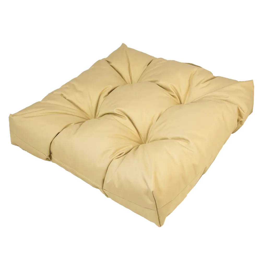 Сидушка для пикника Linen Way 50x50 см цвет бежевый 86149901 STLM-2027127 Уличная подушка - Вид №1