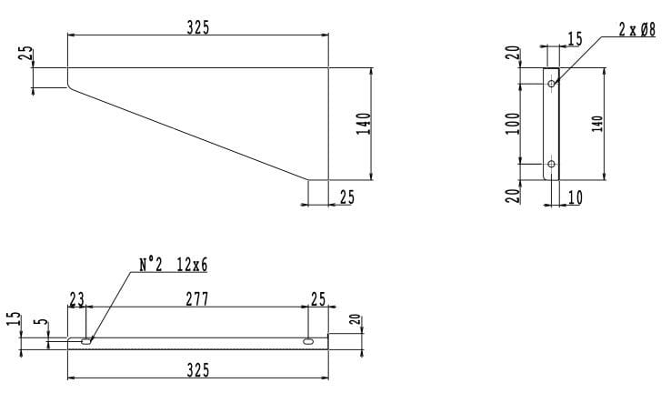 Держатель раковины из нержавеющей стали Thermomat 2013 ARCH-00017221 - Вид №2