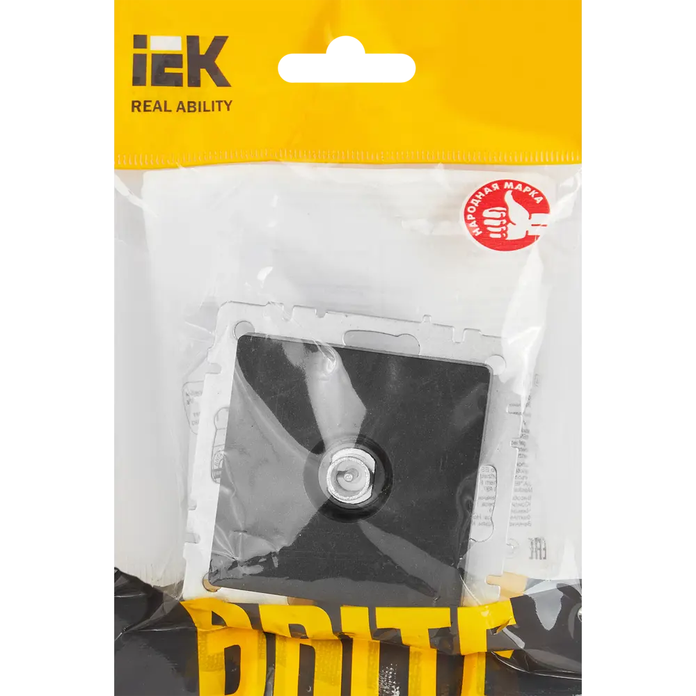 Розетка TV IEK Brite для скрытого монтажа в современном интерьере 87761568 STLM-1546801 - Вид №4