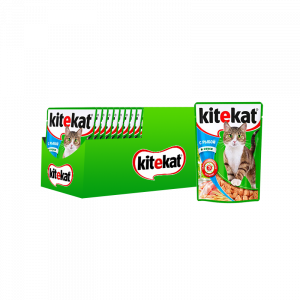 ПР0037575*28 Корм для кошек рыба в соусе конс. пауч 85г (упаковка - 28 шт) Kitekat