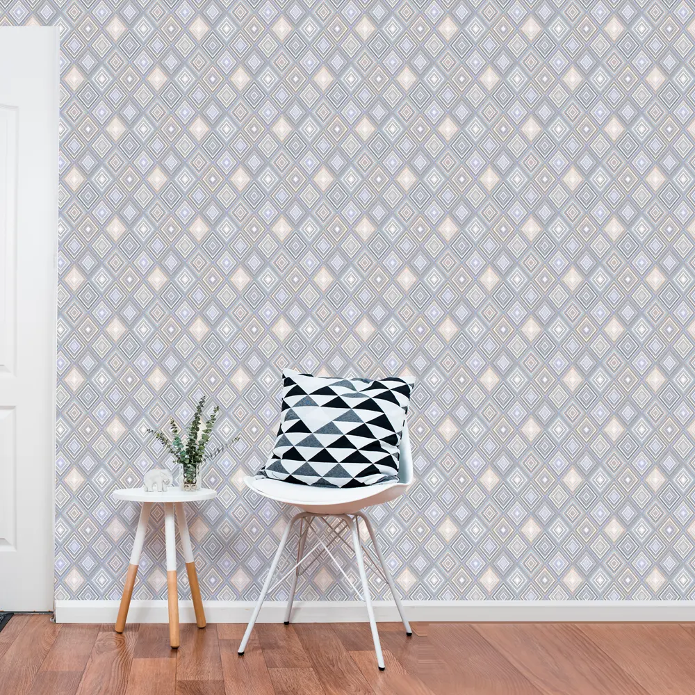 Обои бумажные Elysium Плаза голубые 0.53 м 908005 STLM-2163020 - Вид №2