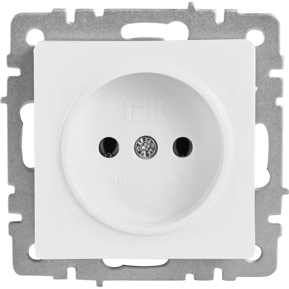 Розетка IEK Brite без заземления с защитными шторками 87761539 STLM-1107306