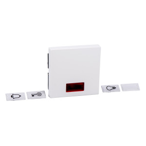MTN432825 Клавиша с линзой , активно-белый Schneider Electric Merten System M
