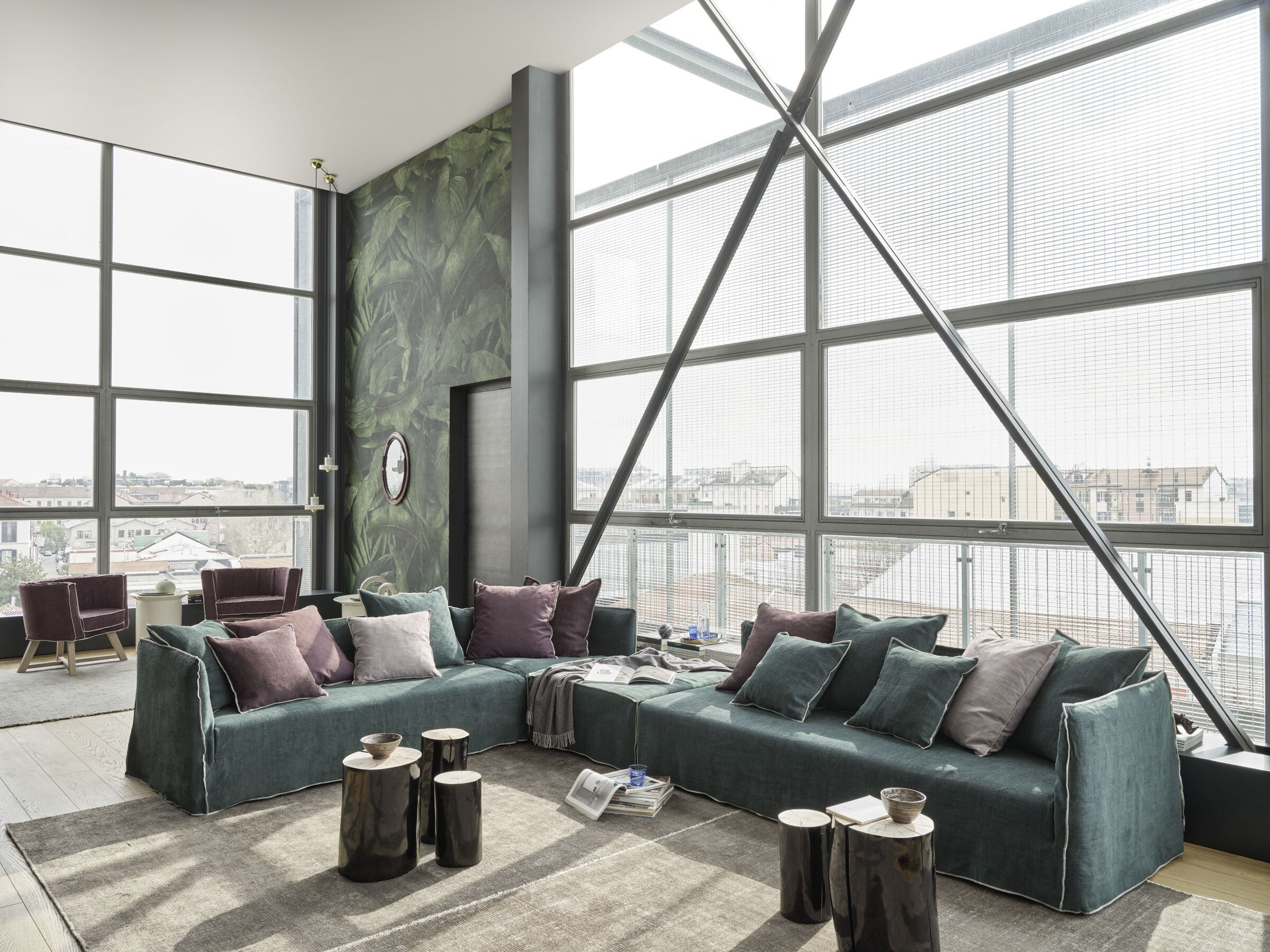 Съемное угловое кресло из ткани Gervasoni Ghost ARCH-00073510 - Вид №2