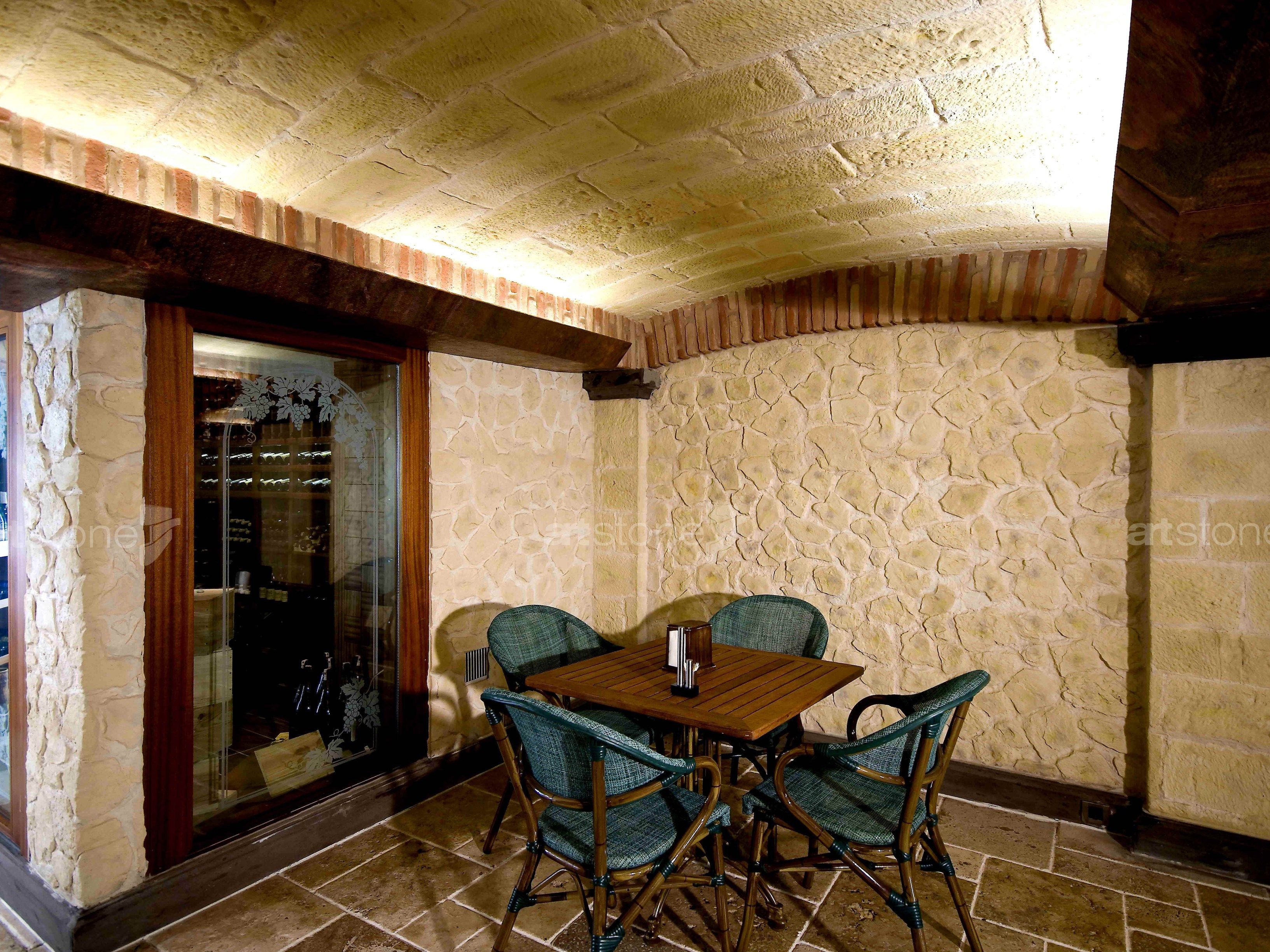 Панель с трехмерными эффектами из стекловолокна для внутреннего / наружного эффекта камня Artstone Panel Systems LASTRA ARCH-00113826 - Вид №1