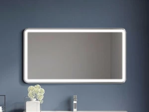 Q'in Настенное зеркало со встроенной подсветкой для ванной Consolle