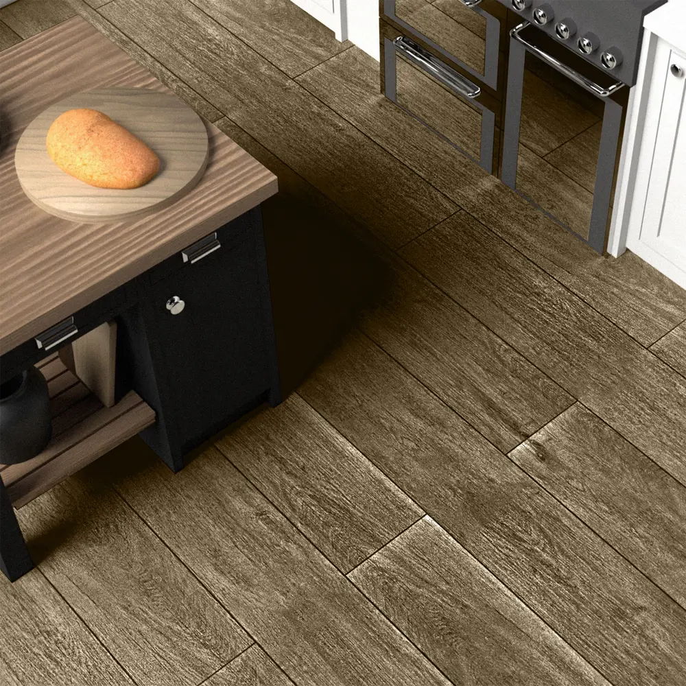 SPC плитка KREAFORTA Дуб Ревна - влагостойкое напольное покрытие с фасками 89395120 STLM-1573257