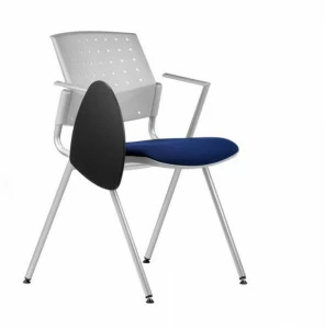 TALIN Штабелируемый стул для конференций из ткани с подлокотниками с клапаном Nesting