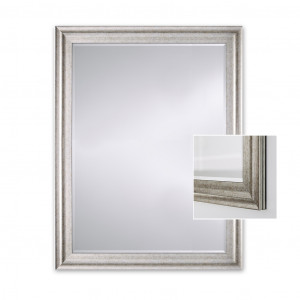 2836.262 Зеркало интерьерное Metz Silver Rect Синтетическая рама Deknudt
