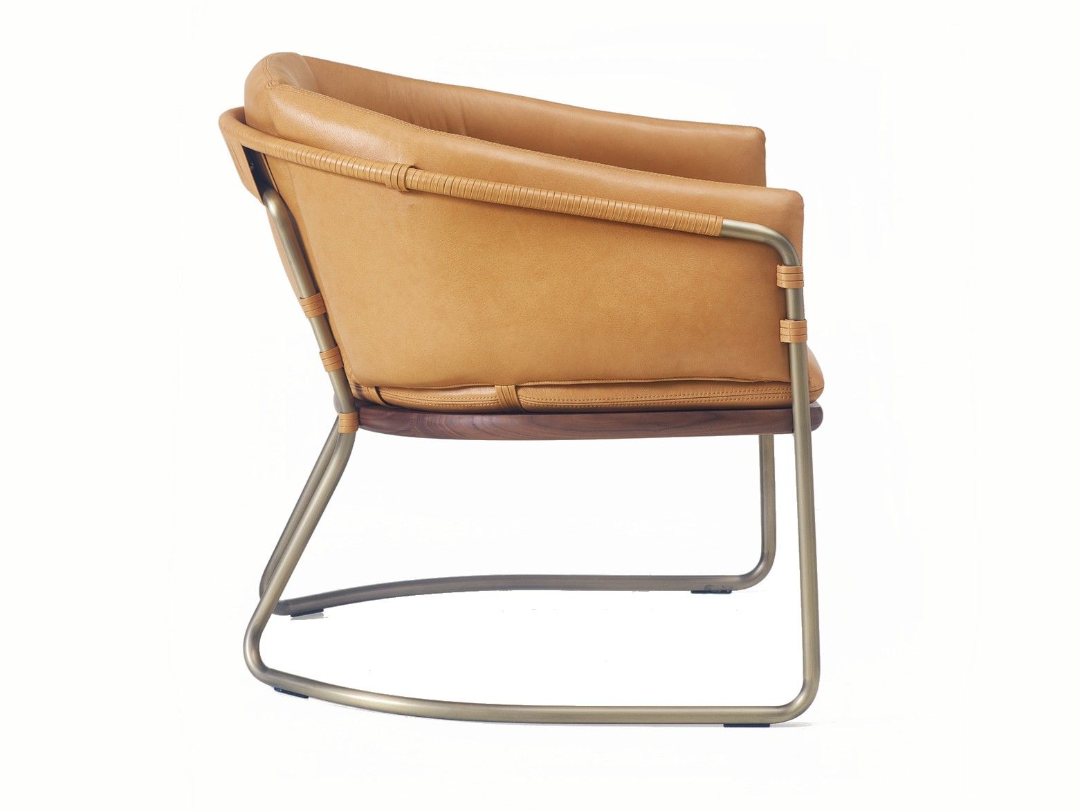 Мягкое кожаное кресло с подлокотниками BassamFellows ARCH-00068952 - Вид №14