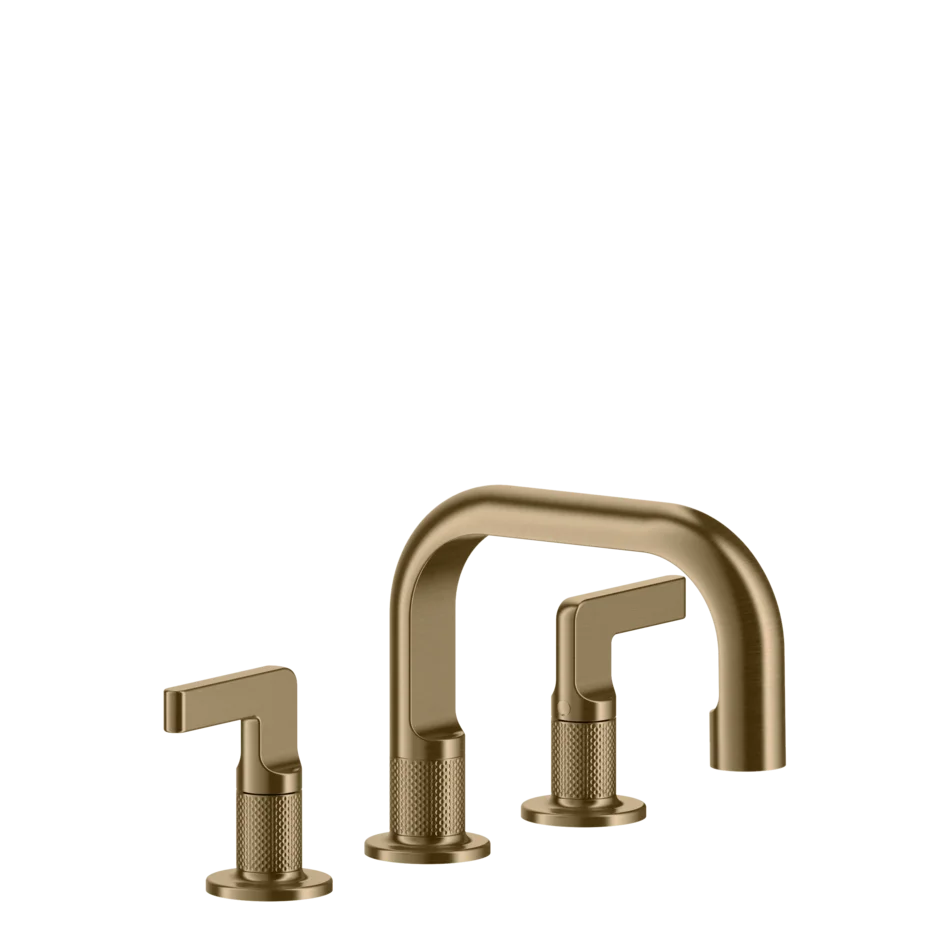 Группа умывальников 58011 726 Gessi Inciso ТЕПЛАЯ БРОНЗА BR. PVD 58011726