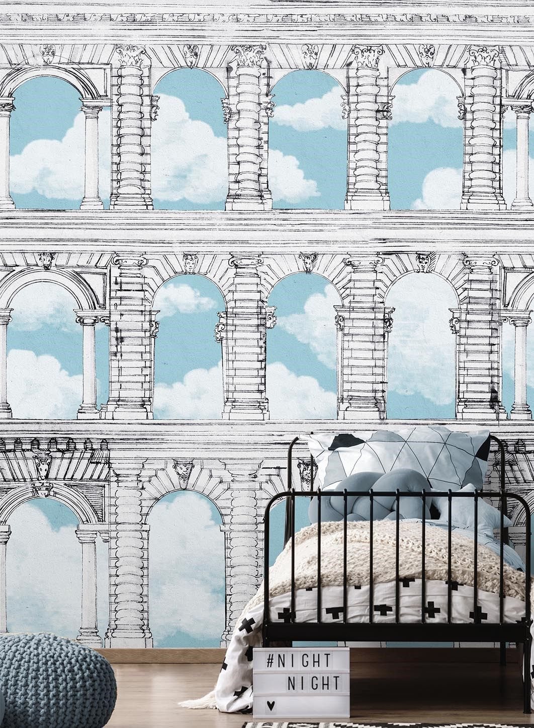 Обои для всех возрастов, ПВХ бесплатно, ЭКО, моющиеся WallPepper NAIVE ARCH-00043591 - Вид №1