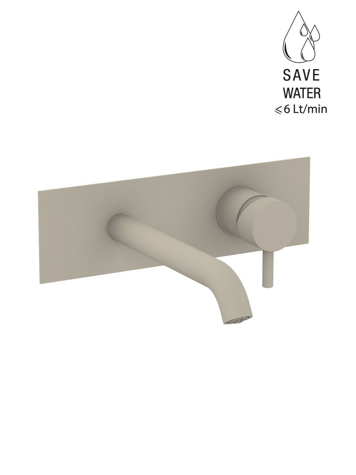 Настенный однорычажный смеситель для раковины с ограничителем расхода Rubinetterie Frattini Pepe XL ARCH-00076573 - Вид №32