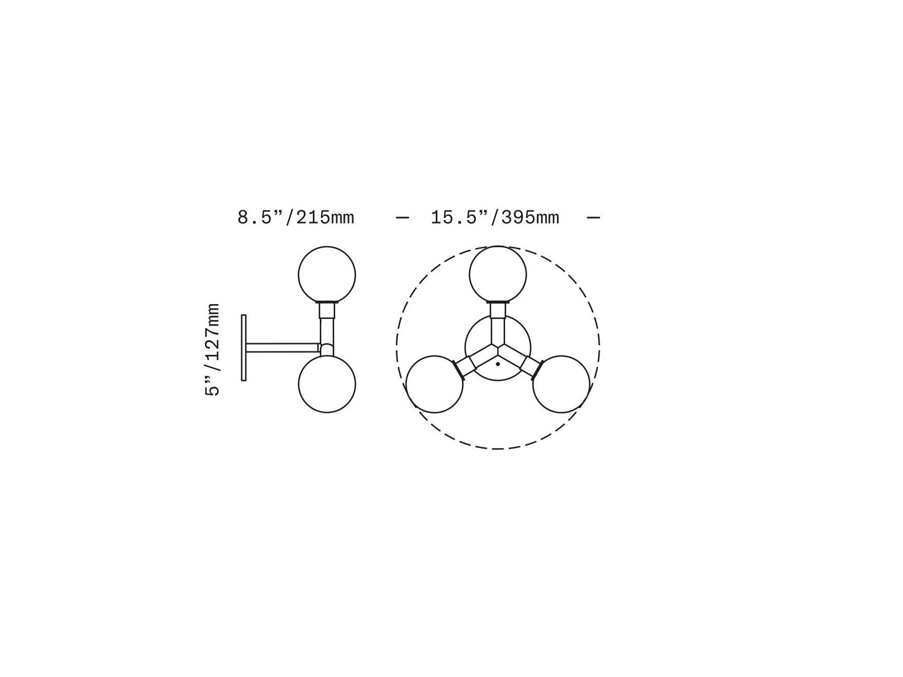 Настенный светильник / потолочный светильник из дутого стекла SkLO Stem ARCH-00031921 - Вид №6